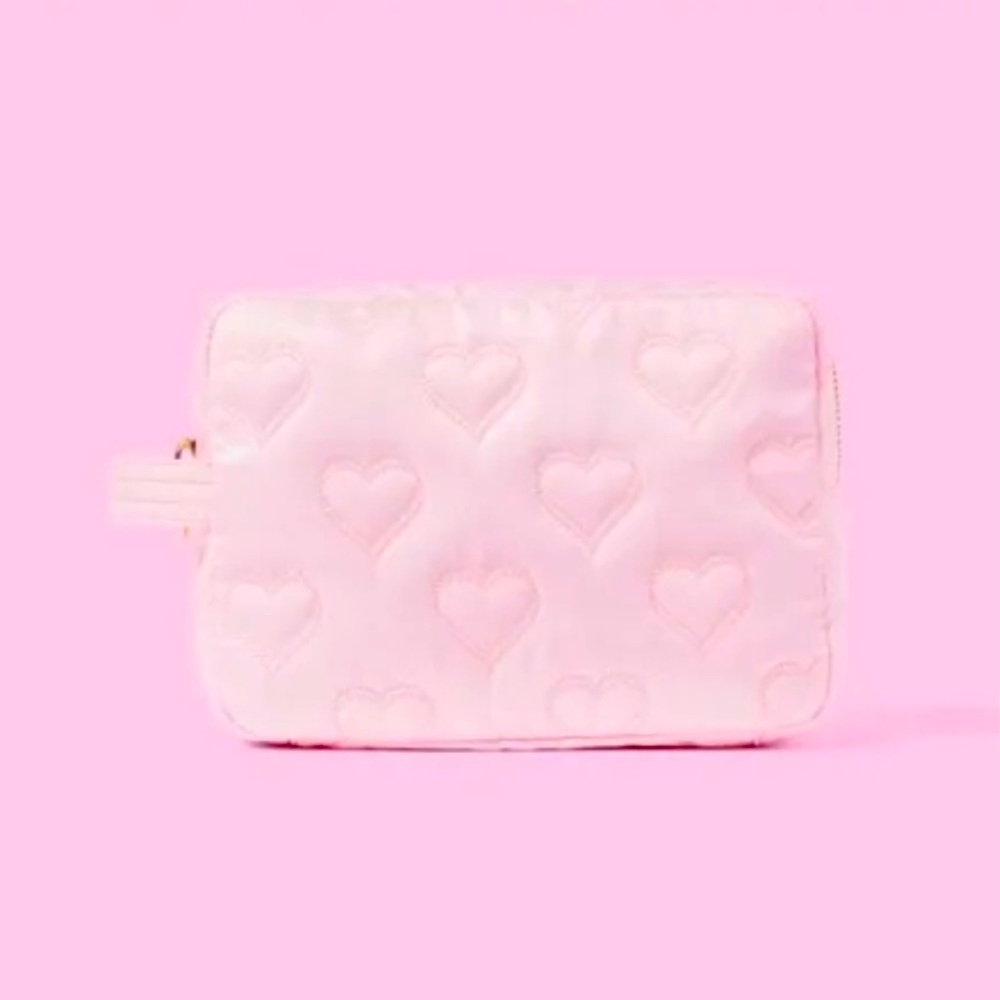 Stoney clover x Target collection pink heart quilted